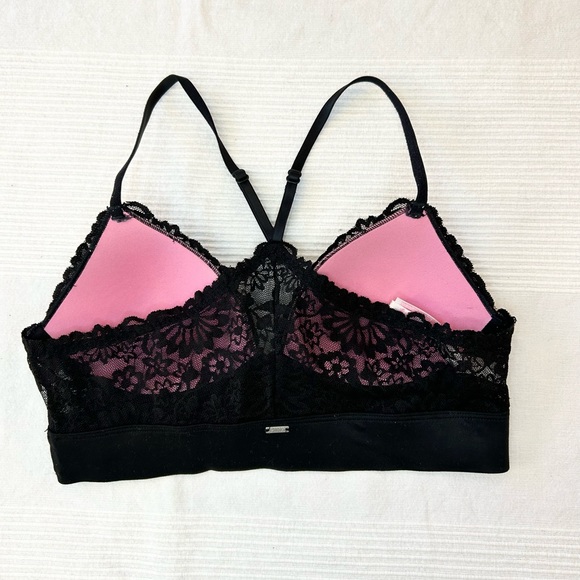 PINK Victoria’s Secret Lightly Lined Black Lace Bra - Picture 7 of 9